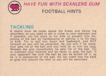 1977 Scanlens VFL #115 John Burns Back